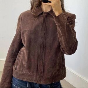 Classic Brown Leather Jacket for Women Fashion❤️🎉🎉🎉🎉